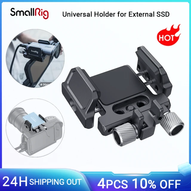 SmallRig Universal Mounting Clamp for External SSD for Samsung T5 SSD  Compatible with SMALLRIG Cage for BMPCC 4K & 6K - BSH2343 - AliExpress