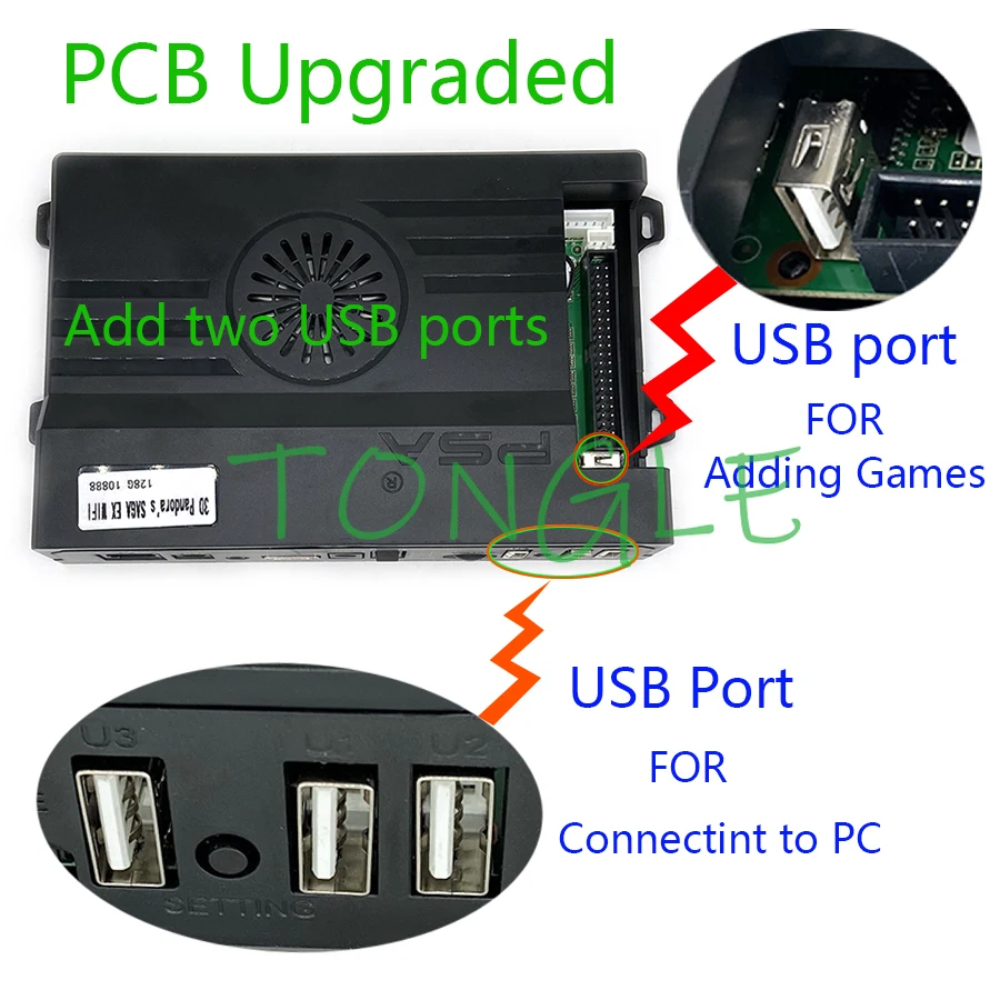 

New 3D PANDORA SAGA EX Box 14 4800 & 6666 & 10000 & 10888 In 1 PCB Board WIFI Download More Arcade HDMI VGA Arcade Game Console