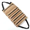 Multi-Purpose Roll Up Tool Bag Canvas Tool Organiser Hardware Tool Organizer Bucket Roll Up Electrician's Bucket Car Suspension 6