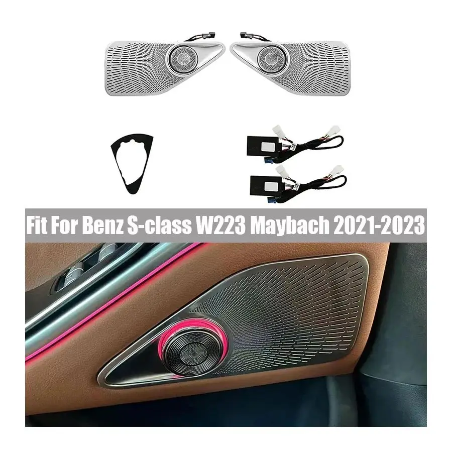 

Rear Door 4D Rotary Tweeter Fit for Mercedes Benz Long Axis S-class W223 2021-2023 Synchronous Original Car Control Color Change