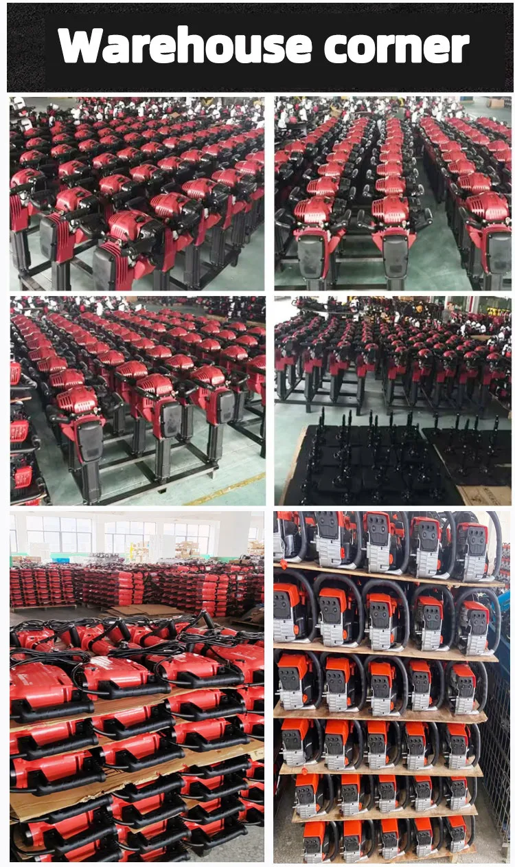 Portable Four-stroke Trolley Ground Drill Spiral Tree Planting Soil Machine Powe