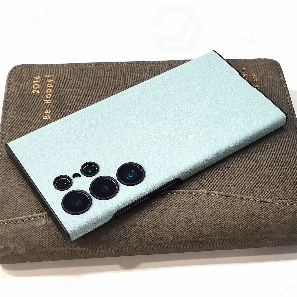 Luxury Business Ultra-Thin Leather Curved Case - Shockproof and All-Inclusive Design