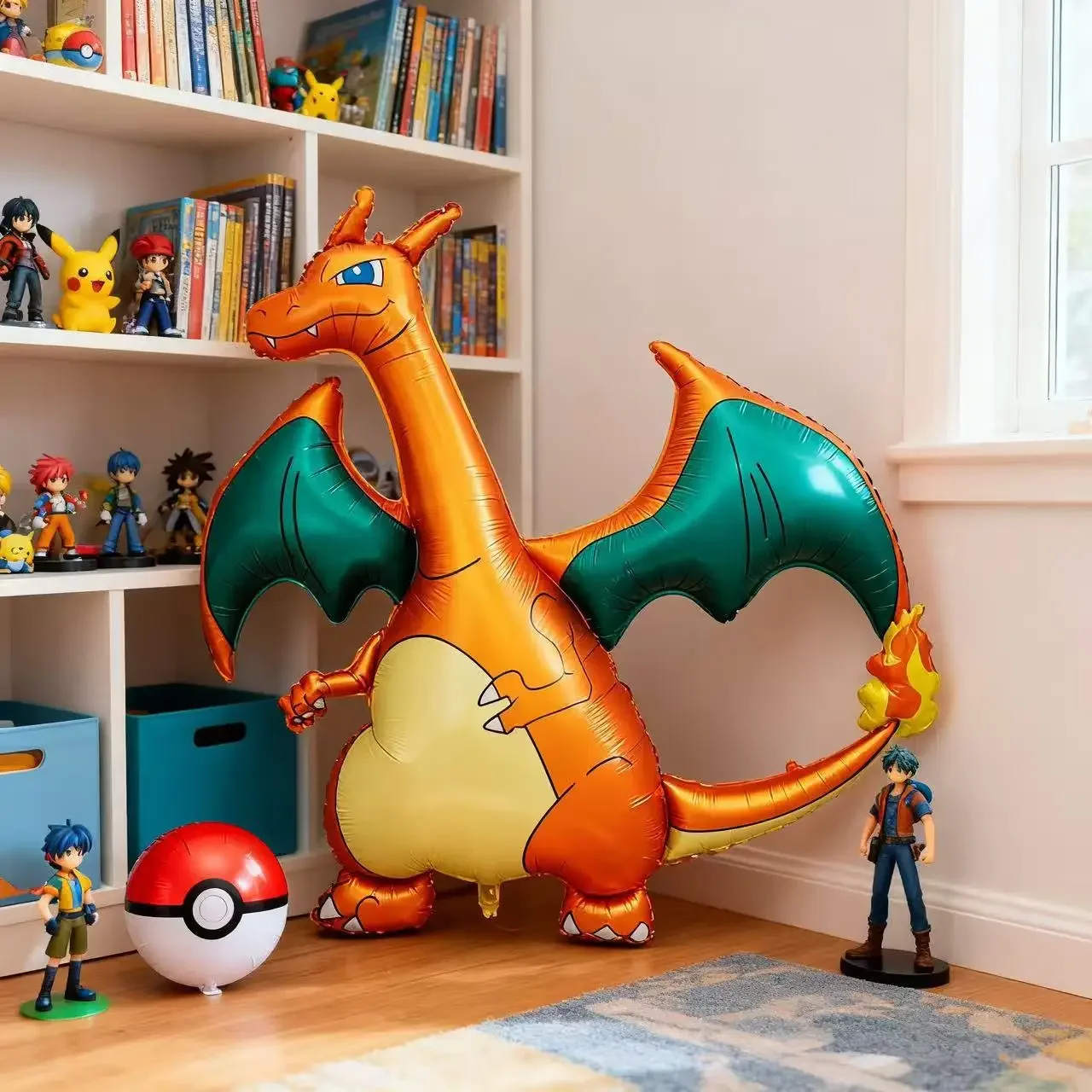 Ballon Géant Dracaufeu Pokémon – Décoration de Fête Ultime