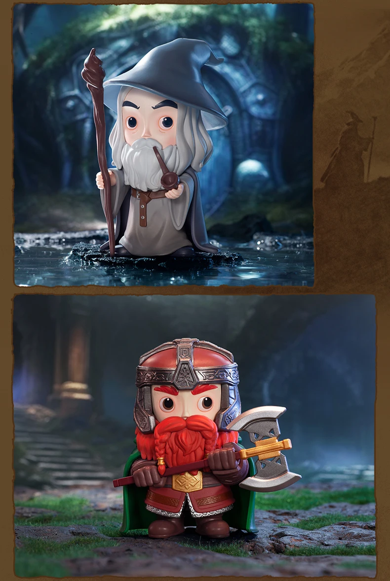Pop Mart Lord of the Rings collectible blind box figurines