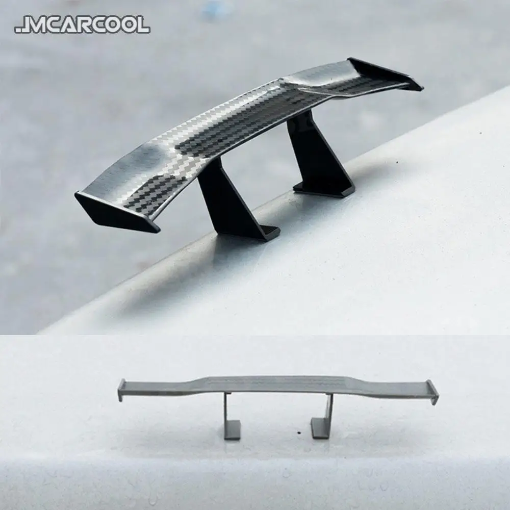 Car Rear Wing Spoiler Carbon Fiber Mini Racing Small Wing Twill Look GT Style Tail Air Deflector Boot Decorate For BMW For Universal