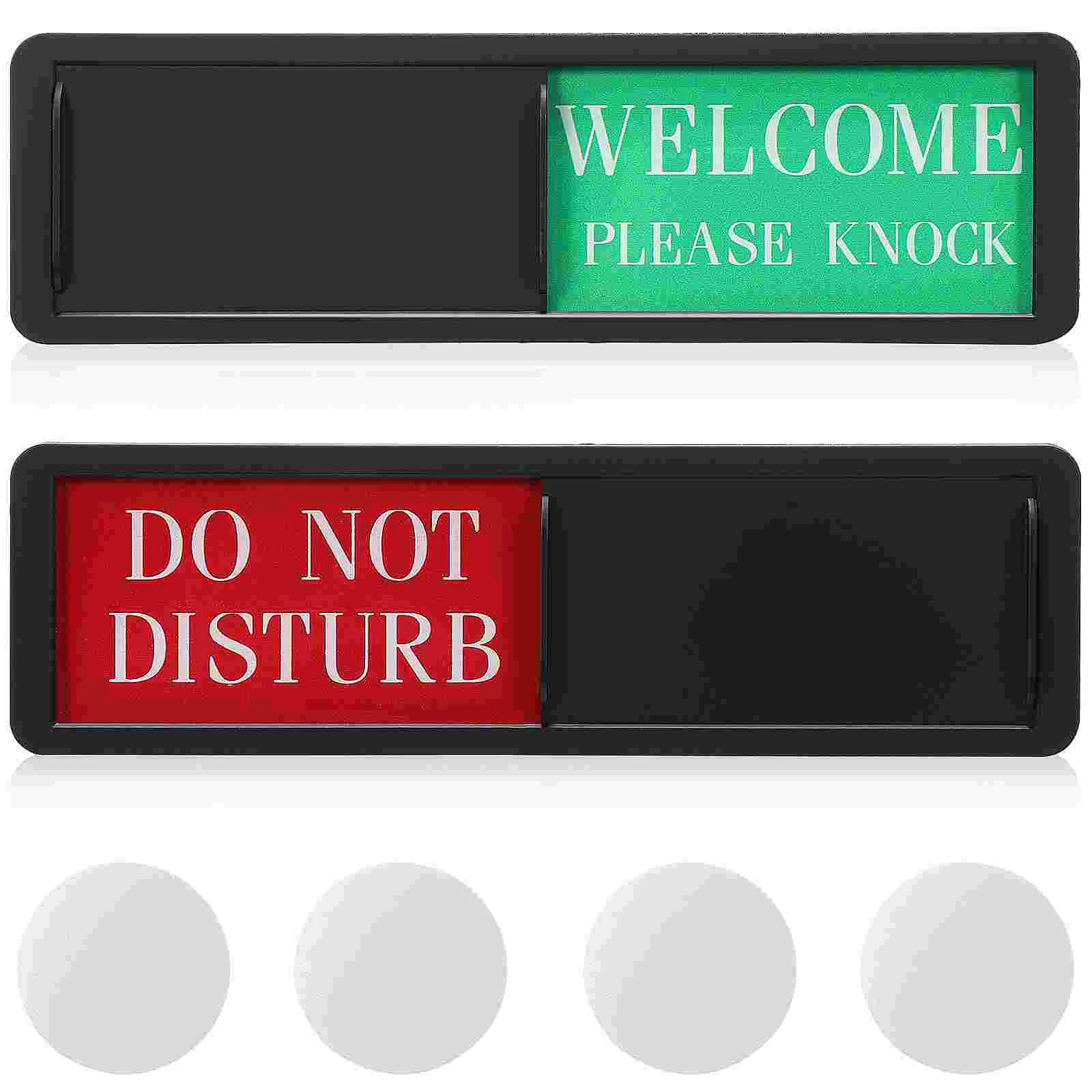 

2 Pcs Do Not Disturb Signs Door Signs Room Signs Occupied Sign Privacy Sign Open Slider Privacy Sign