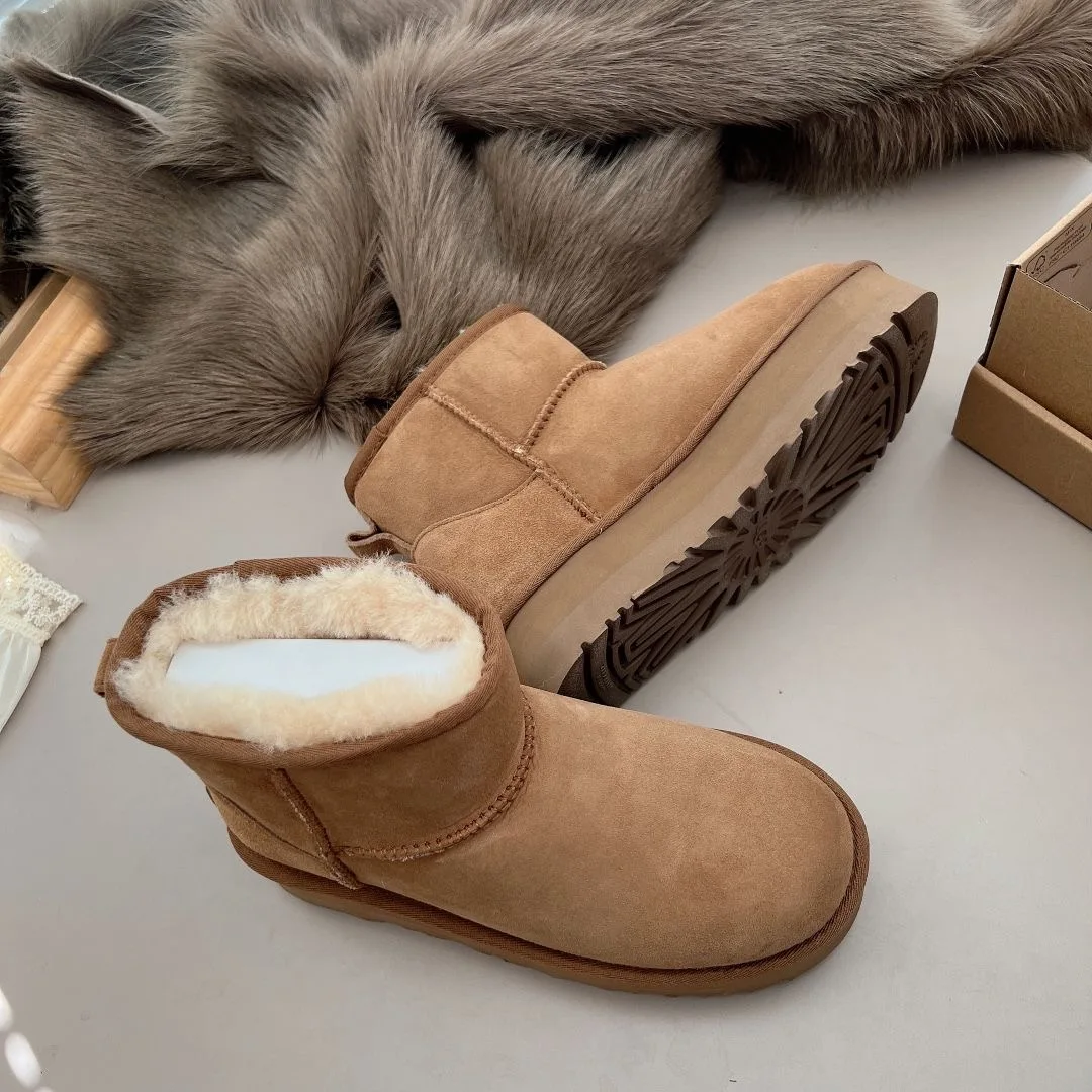 

2023 New Hot Sale Australia Classic Snow Bootes tasman Women Winter Ankle Work Boots Wool Chestnut Shoes Original logo