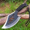 Portable Tomahawk, Outdoor Jungle Camping Bone Machete, Multifunctional Life-saving Tool, Non-slip Handle, Stainless Steel Blade 2