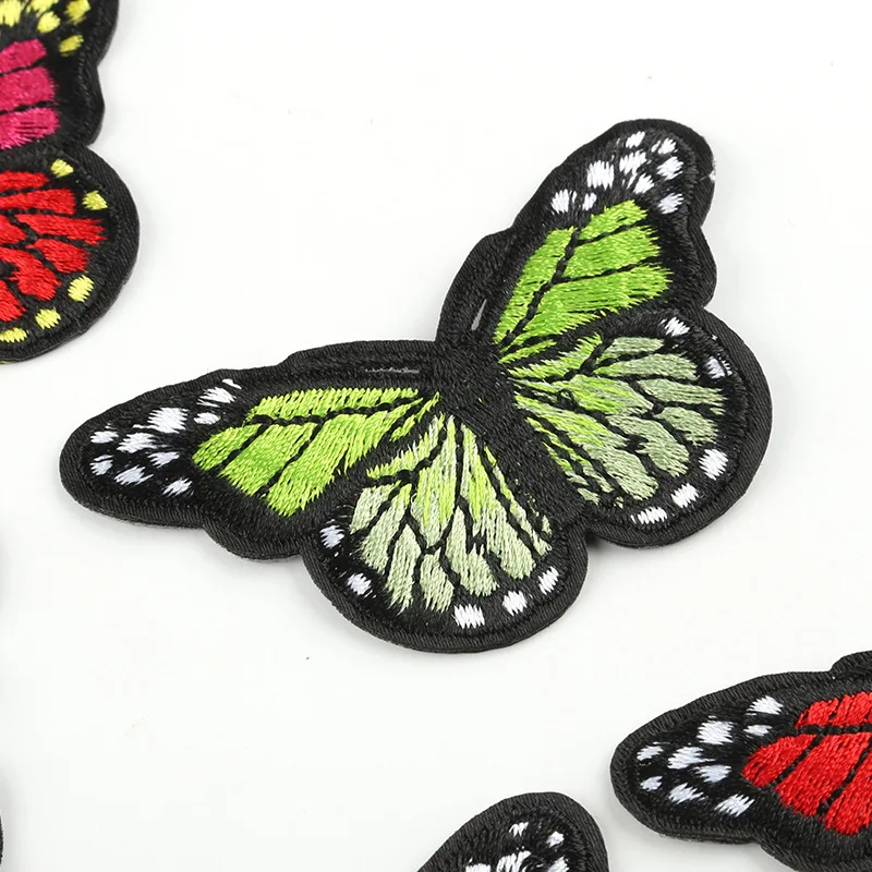 10pcs Cute Butterfly Embroidery Patches For Clothing DIY Iron On Patches On  Clothes Animal Patch Custom Patch