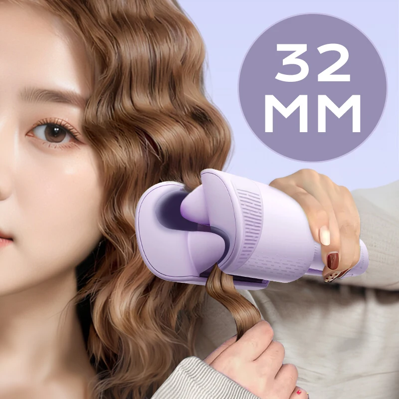 32mm Hair Wave Curling Iron Professional French Egg Roll Hair Curler Corrugated Wavy Styler Fast Heating Volumizing Styling Tool Hair curler Hair iron Hair tools