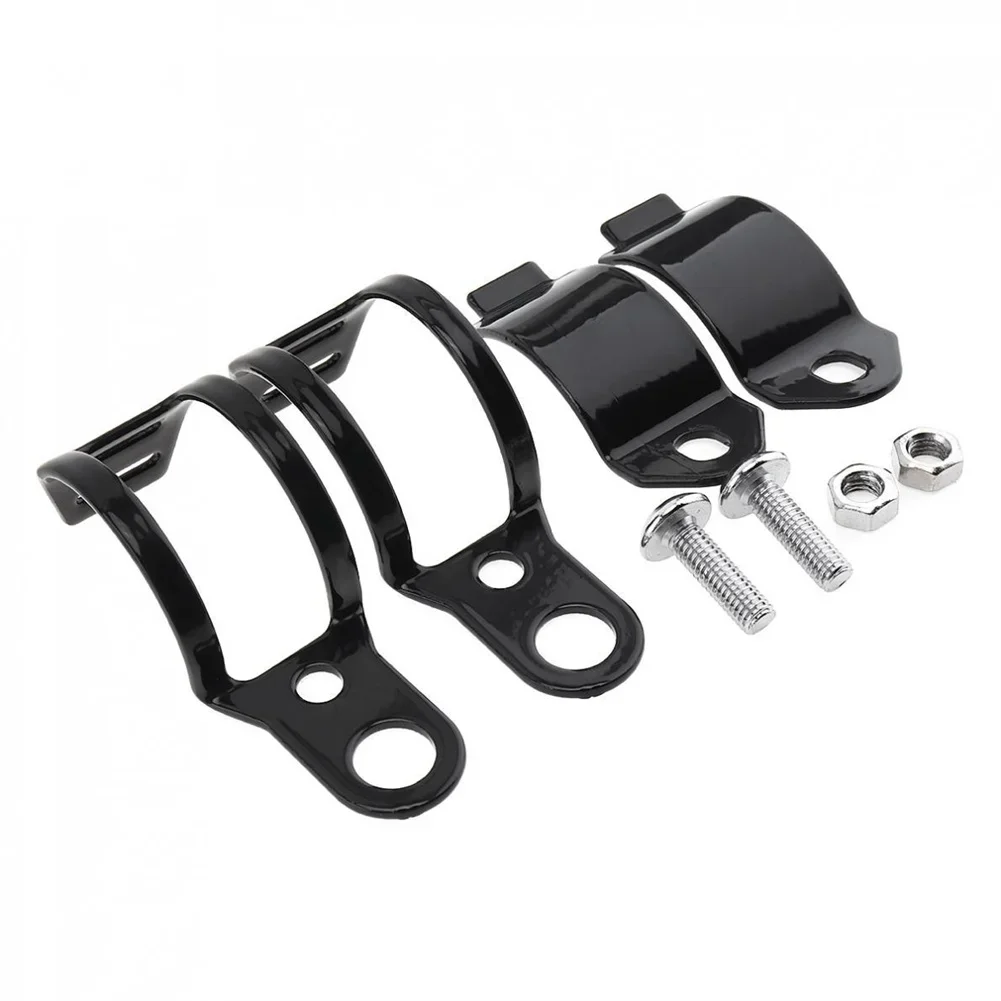 2PCS Motorcycle Turn Signal Light Mount Bracket 30-43mm motorcycle light bracket motorcycle turn signal bracket For Motorbike Front Fork Complete Kit Mount Light Holder Lamp Bracket