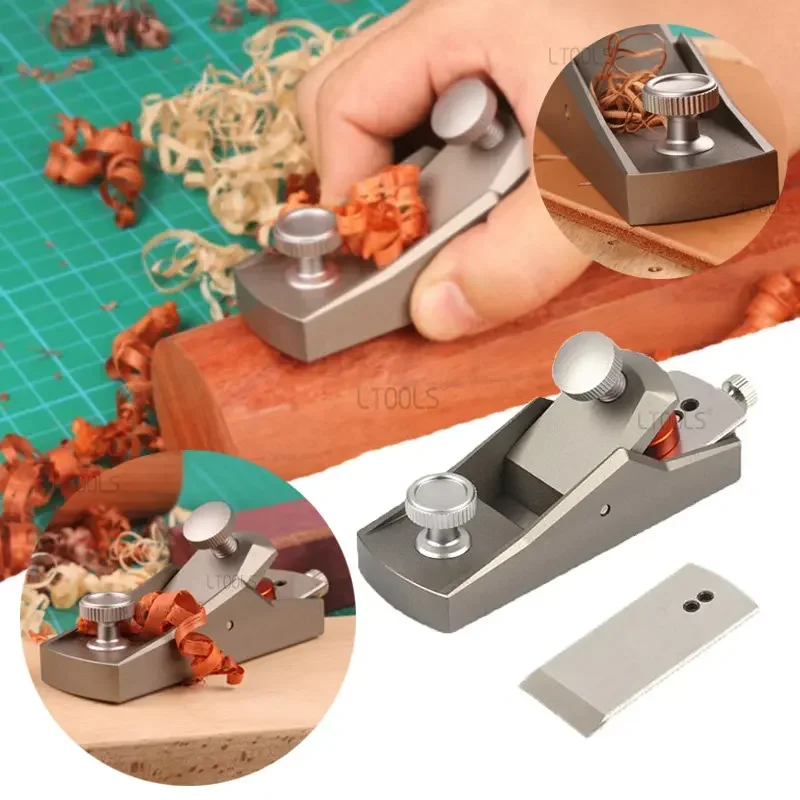 New Woodworking Mini Hand Planer with Carbide Alloy Blade European Flat Bottom Pulling Planer Trimming Household Decoration Tool