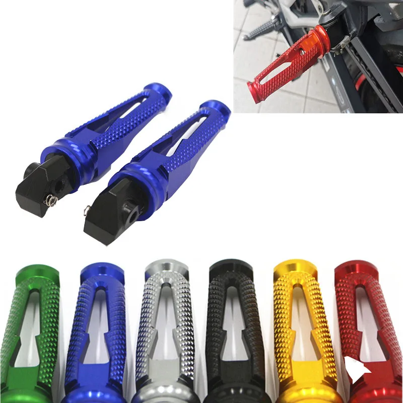 

For Honda VFR800 VFR1200 VFR 800 1200 Motorcycle Accessories Foot Pegs Pedals CNC AluminumRear Passenger Footpegs