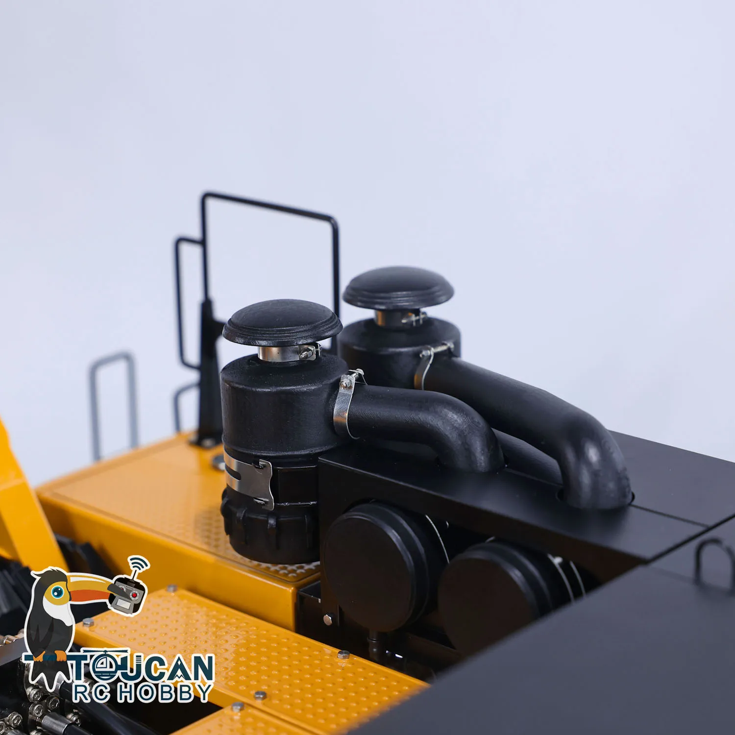 S374e2a9befb242a299ebdb9ca9580a81R Kabolite 1/14 SY980H SANY wykończona metalowa hydrauliczna koparka RC K980 ciężka PL18 sterowanie radiowe Model koparki jako zabawki na prezenty