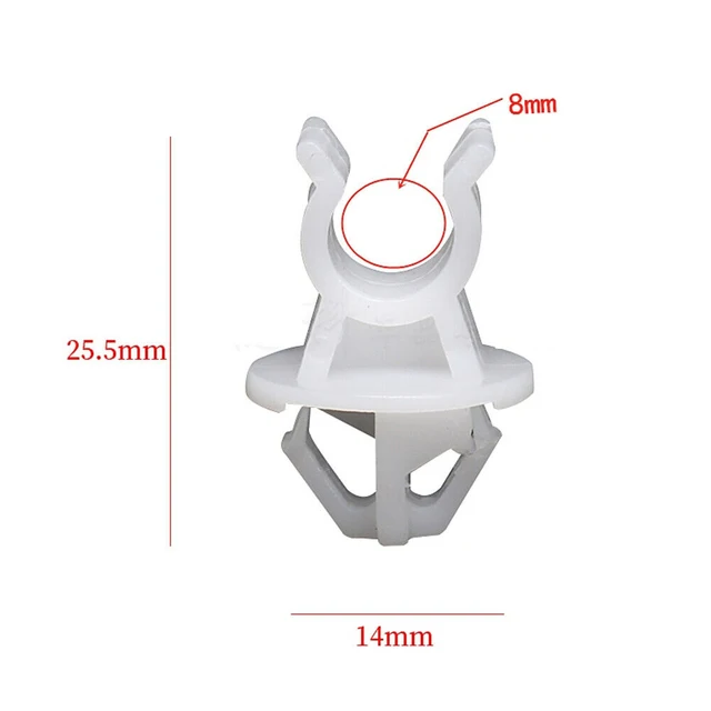 3PCS Car Fastener Hood Bonnet Prop Rod Support Clip Hood Support Rod Retainer For Honda For Accord Odyssey Prelude 91503-SS0-003 6