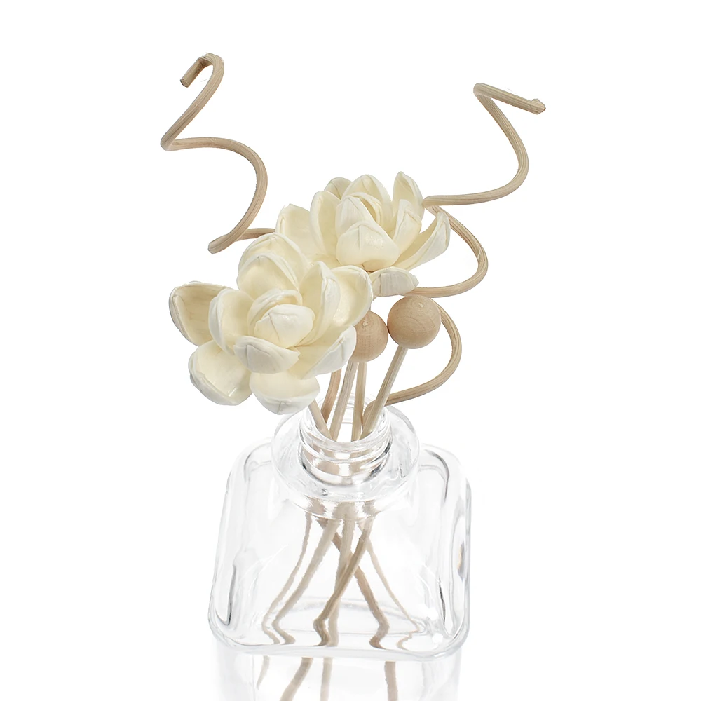 Flower Lotus Rattan Reed Diffuser Fragrance Stick 6PCS Artificial Flowers Rattan Sticks DIY Ornaments Home Decor