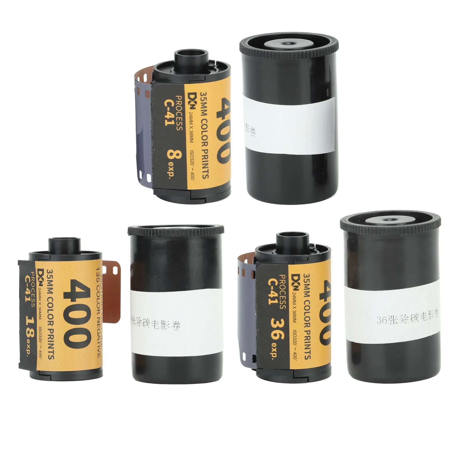 Description Picture 4 of item35mm Camera Color Film ISO 320-400 35mm Fine Grain Wide Exposure Latitude HD Camera Color Negative Film for 135 Camera H