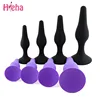 4Pcs/Set Butt Plug for Beginner Erotic Toys Silicone Anal Plug Adult Products Anal Sex Toys for Men Women Gay Prostate Massager 1