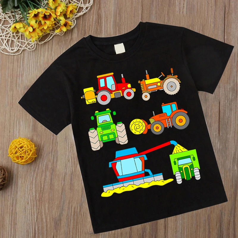 Children's Tshirts Tractors Children's Clothing Tractor Cars