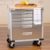 Seville Classics UltraHD Heavy Duty Rolling Cabinet Workbench Table w/Solid Wood Top, Workstation for Garage 2