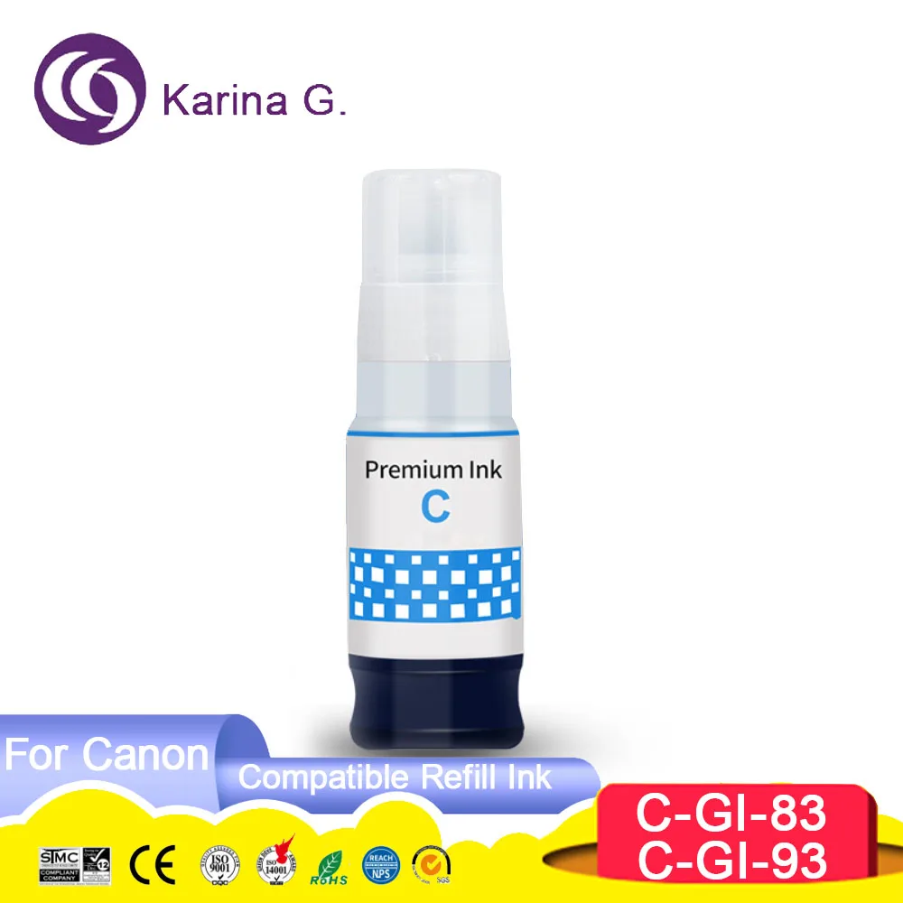 High Quality Compatible Water Based Refill Ink GI-83 GI83 GI 93 GI-93 Refill Ink