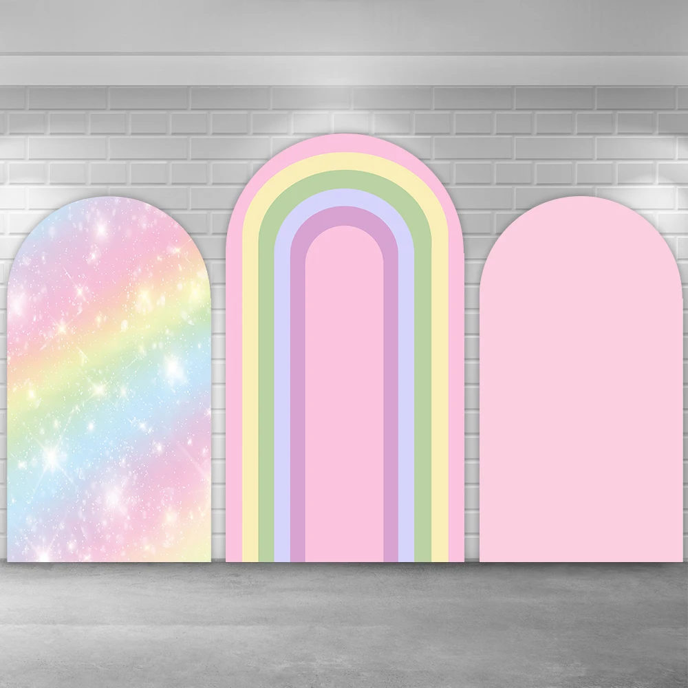 Glitter Rainbow Arch Backdrop Chiara Wall Birthday Party Decoration