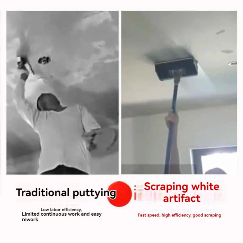 Wall Scraping Artifact For Home Use, Large White Wall Scraping, Mud Scraping Artifact For Home Use, Putty Scraping, Professional