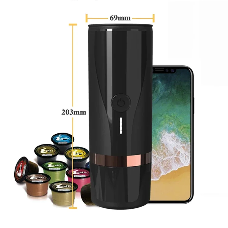 Hot Sale Portable Espresso Machine Personalized Label Set Promotional Gift Smart Capsule Coffee Machine