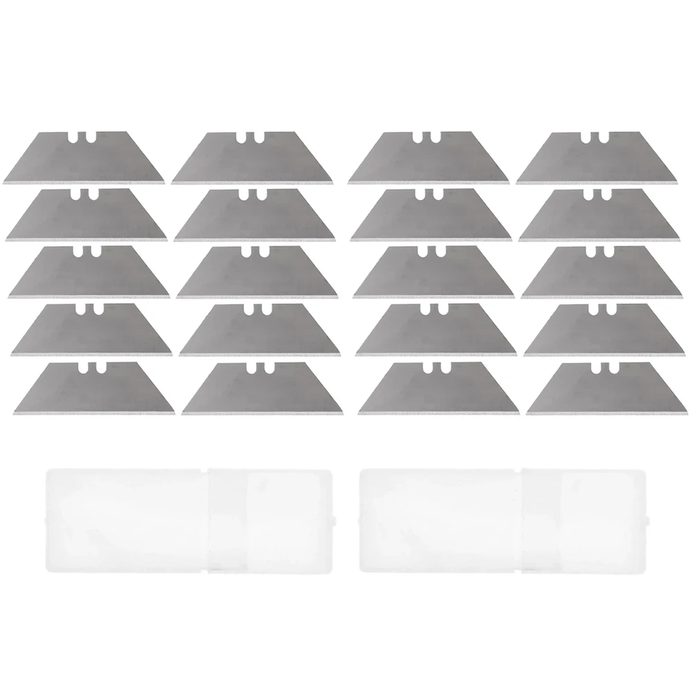20Pcs Trapezoidal Blade Replacement Blade Carbon Steel DIY Art Craft Cutter Tool