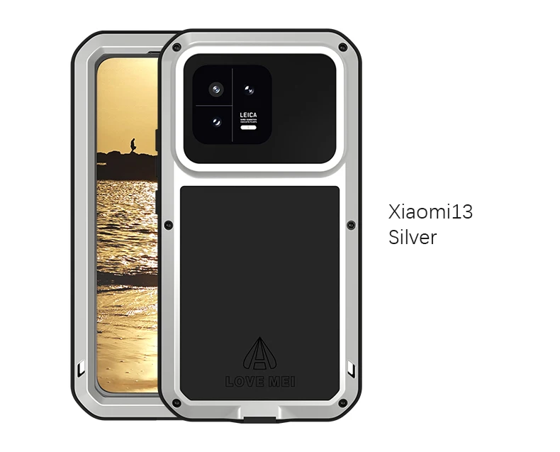 Original Love Mei Powerful Case For Xiaomi Mi 13 11 10 Pro Mi13 Mi11 M10 Waterproof Shockproof Aluminum Case Cover For Xiaomi Mi