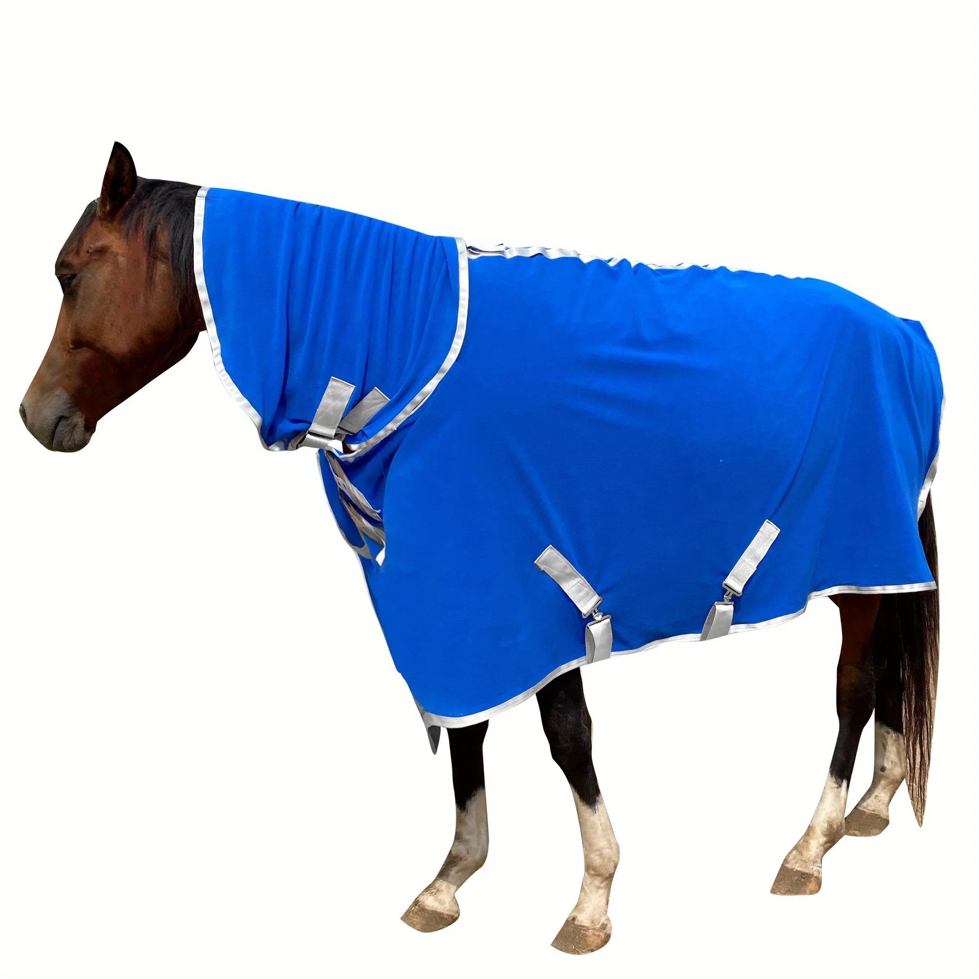Waterproof Horse Turnout Blanket，Heavy Weight Winter Turnout with Detachable Neck Cover，Horse Rain Sheet