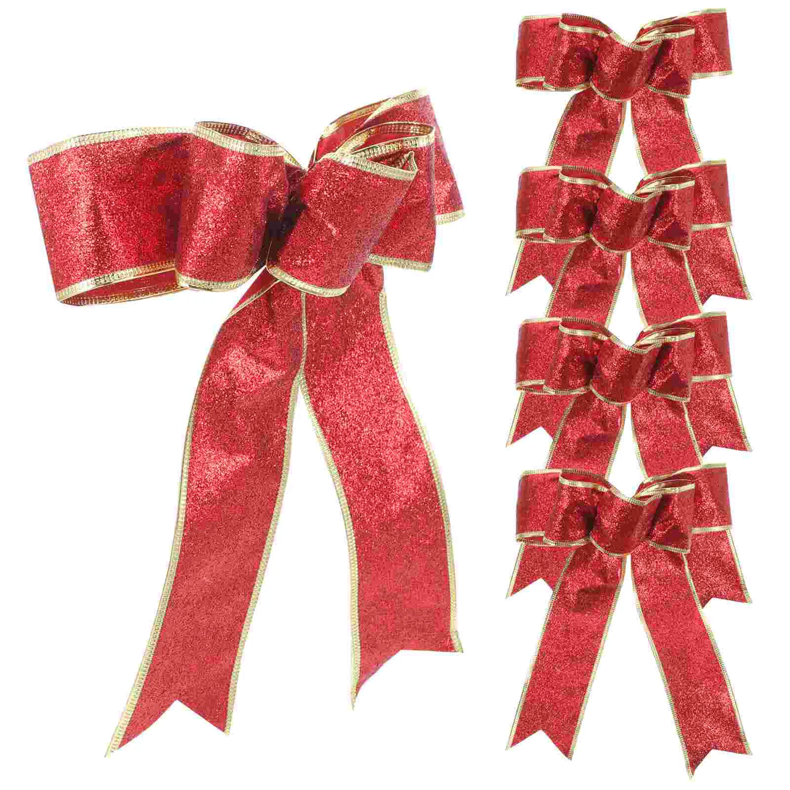 

Christmas Bows Wreath Red Bows Red and Silver Christmas Decorations Burlap Christmas Tree Bows Big Red Bow Christmas Ribbon Bows