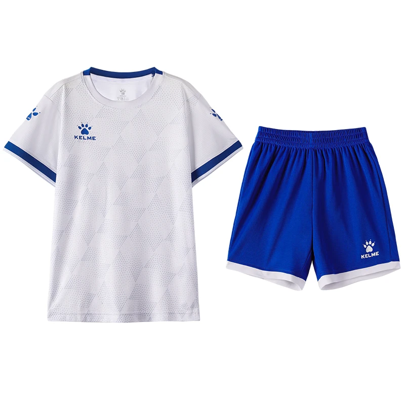 Kelme Children's Football Suits Match Training Girls Jerseys Primary School Students Breathable Sportswear