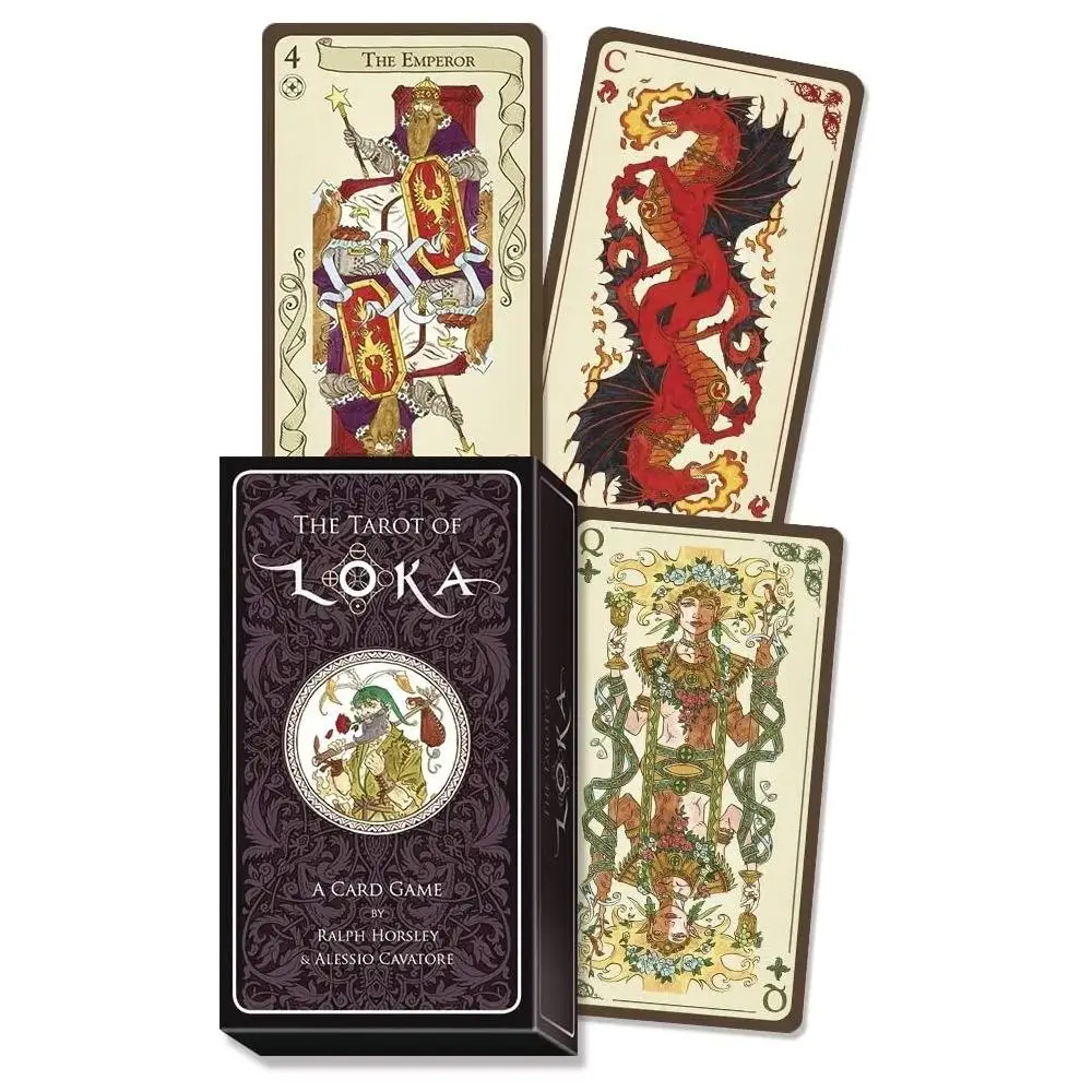 The Tarot of Loka English Version Divination Deck Entertainment Party Board Game 80Pcs/Box 3