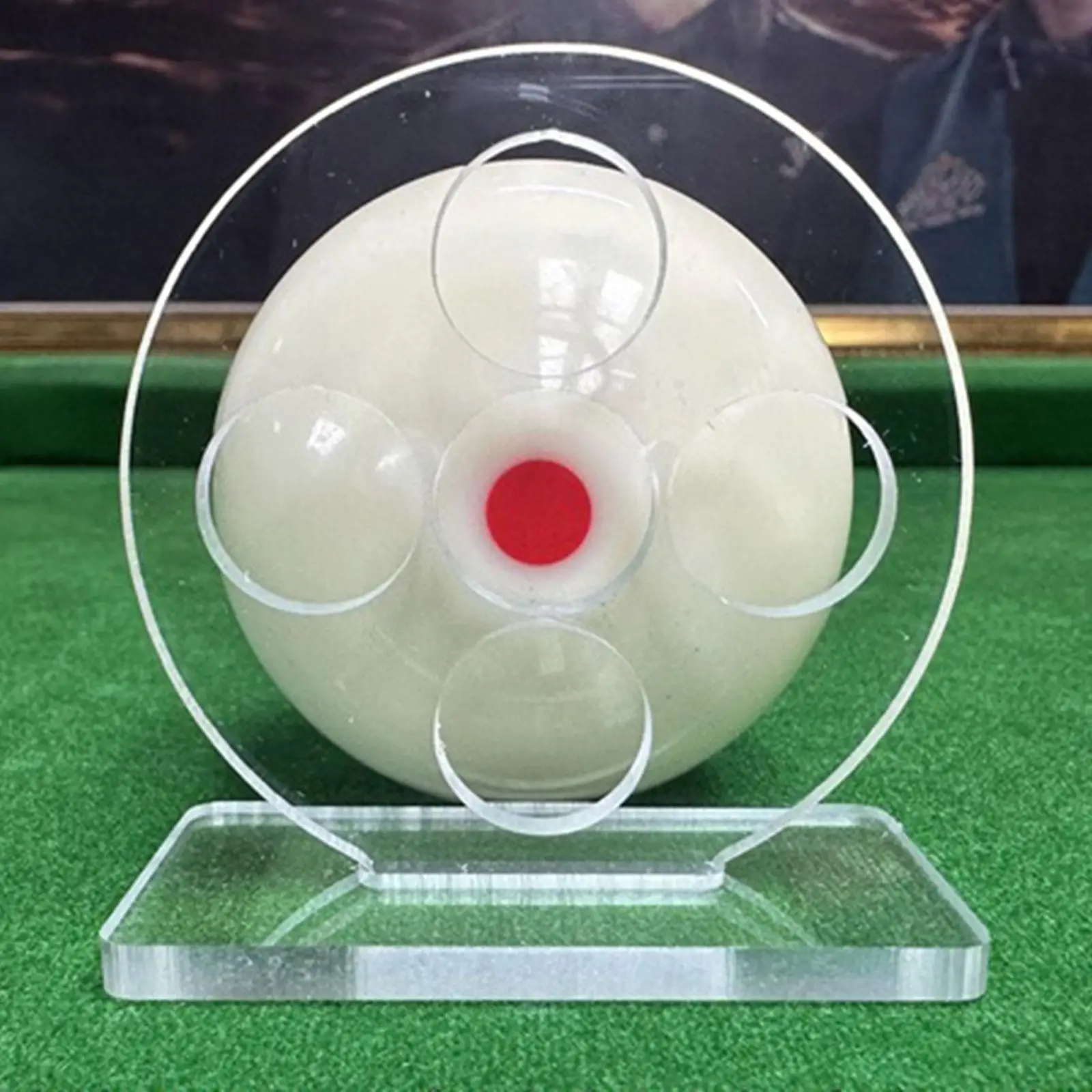 Billiard Stick Stroke Exerciser Billiards Cue Accessories 5 Holes Clear Aiming Helper Stable Portable Pool Cue Stroke Trainers