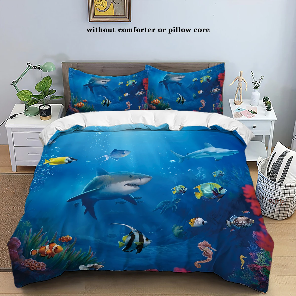 Underwater Shark Bedding Set 4