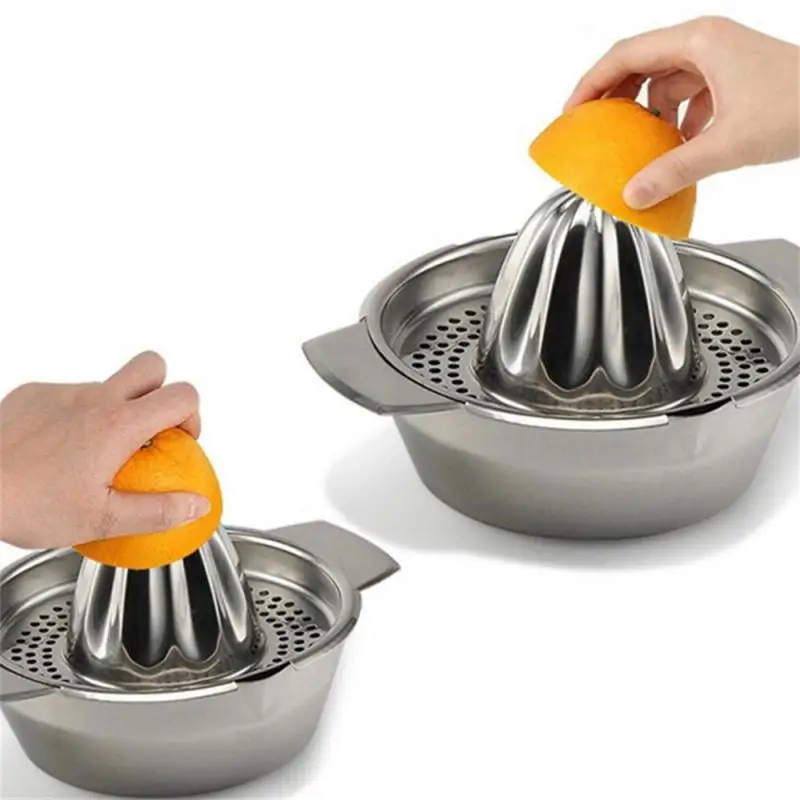 Fruit Juicer Portable Lemon Orange Manual Fruit Juicer Stainless Steel Kitchen Accessories Tools Citrus Raw Hand Pressed Juice Maker