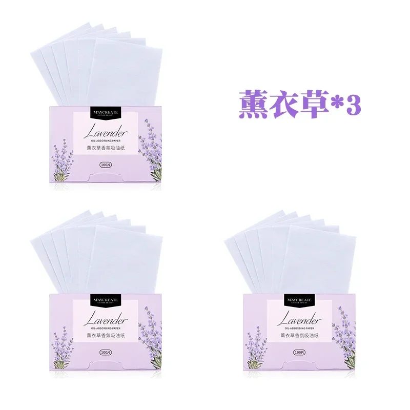 300pcs/box Portable Facial Oil-Absorbing Papers Oil Blotting Sheets Oil Control Face Skin Care Tools for Men and Women Green Tea