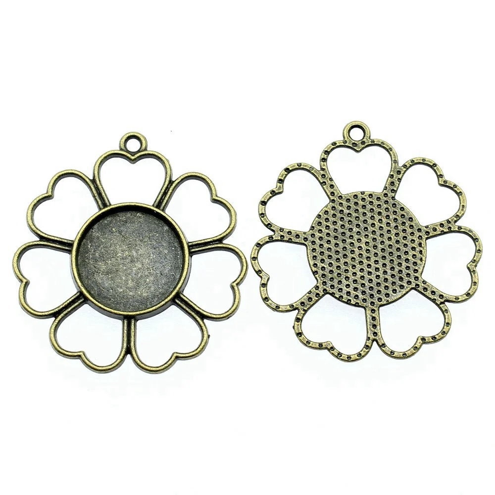 

Items Components Fit Round 14Mm Base Setting Couple Pendants Jewellery