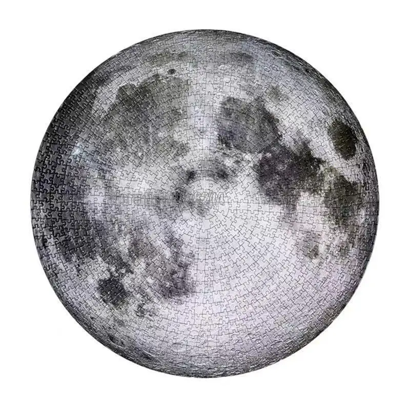 Earth Puzzle Moon Puzzle Rainbow Adult Starry Sky Space Passenger Plane Toy 1000pcs