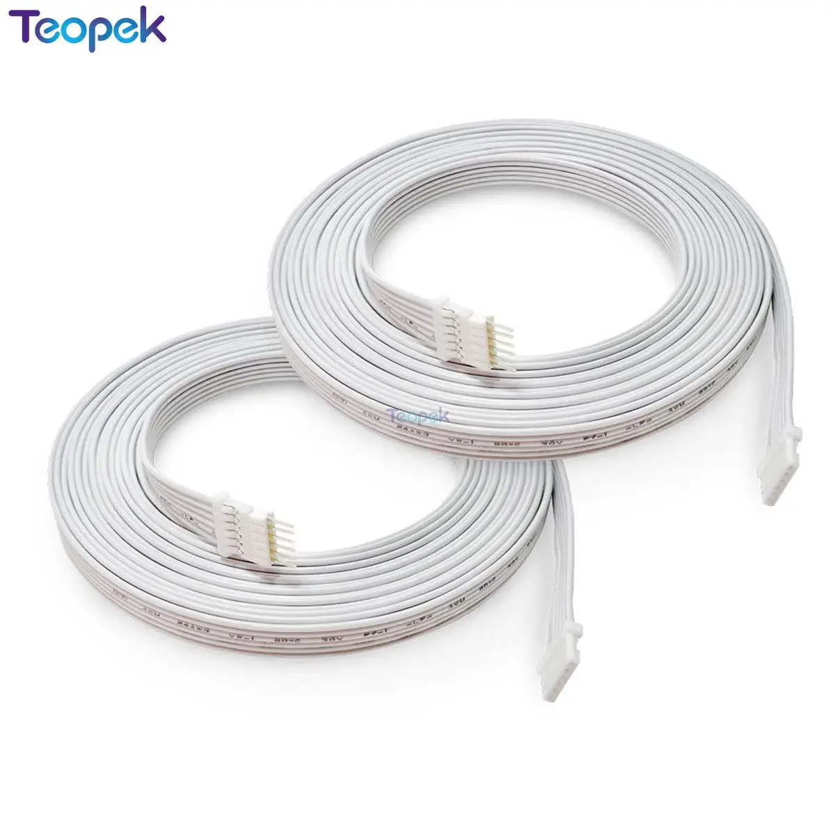 30Cm 1M 2M 3M 5M Cavo Di Prolunga A 6Pin Per Philips Hue Lightstrip Plus V4 Cavo Connettore Led Micro 6Pin Bianco