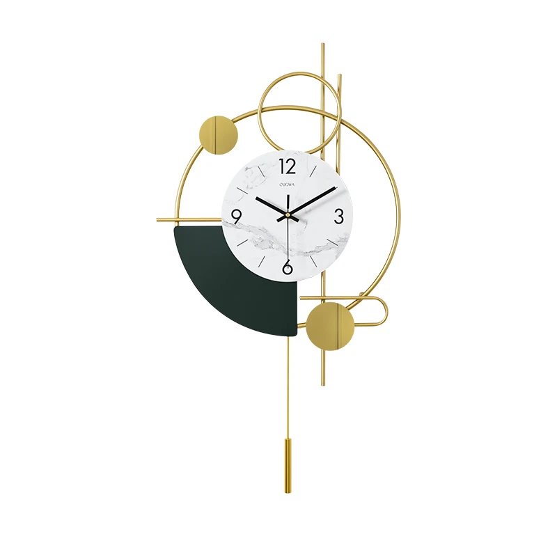 Orologio da parete di lusso leggero, orologio creativo nel soggiorno, orologio  da parete personalizzato per uso domestico, moderna decorazione domestica  minimalista(Size:B large size 800*500MM) : : Casa e cucina