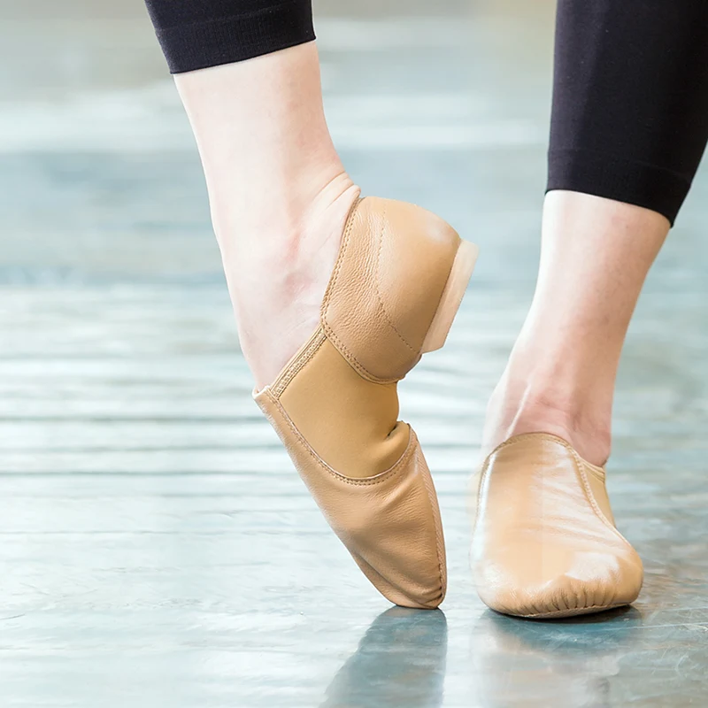 2024 Free Shipping New jazz dance shoes for adults and children comfortable premium Soft pig Leather Jazz  Shoes
