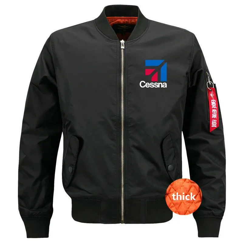 Streetwear Outdoor Military Aviation Pilots Cessna Ma1 Bomber Flight Jacket Coats for Men Casual Baseball Jacket Top 4