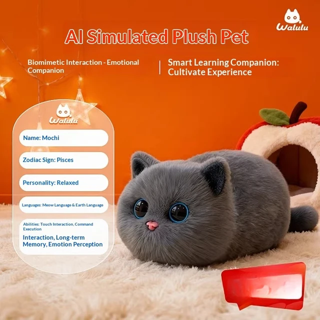 Walulu WLC 1 Smart Robot Companion Robot Touch Bionic Interaction Emotional Companionship Wireless Indoor Intelligence Gifts 12