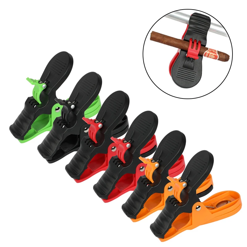 New Golf Cigar Holder Multifunctional Durable Cigar Clip Plastic Portable Golf Clip Golf Supplies Drop Shipping Golf Accessories 3