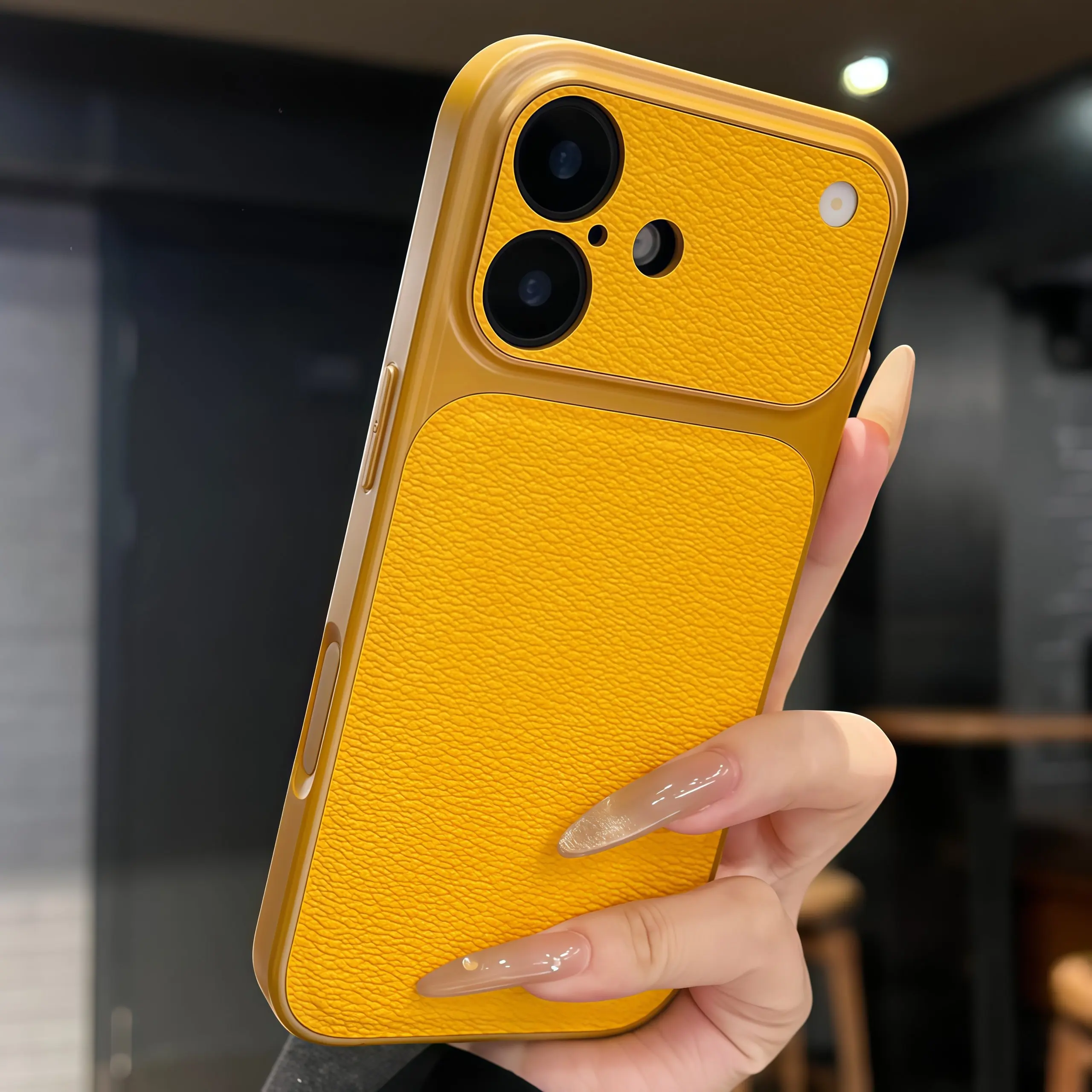 ตัวเลือกสินค้า เคส iPhone หนังแท้ ป้องกันกล้อง กันกระแทก