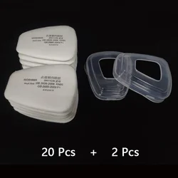 Electrostatic Dust Filter for Respirator Gas Mask - Ideal for Painting and Spraying (22PCS Set)