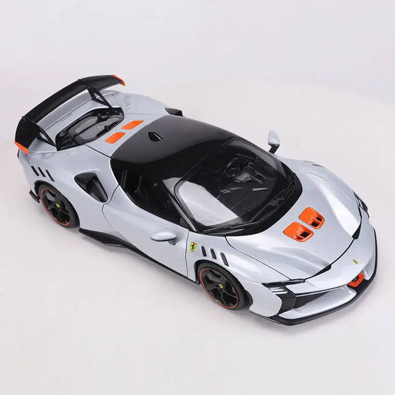 부라고 1:18 페라리 SF90XX 합금 모델카 모든 문 열림 가능