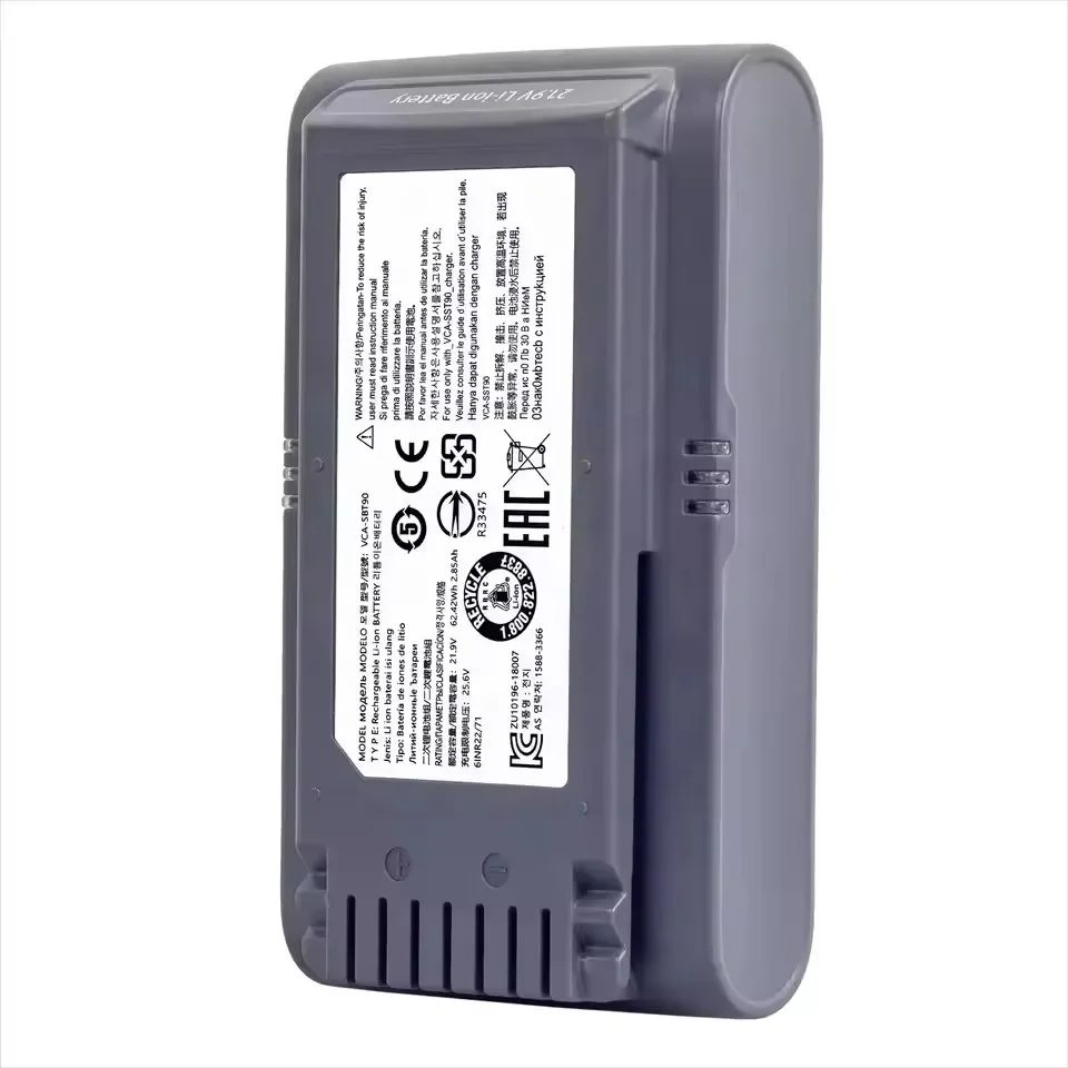 21.6V 5000mAh Replacement Vacuum Cleaner Li-ion Battery for Samsung Jet 90/Jet 75 Pet/Jet 75 Cordless Stick Vacuum VCA-SBT90/XAA 3